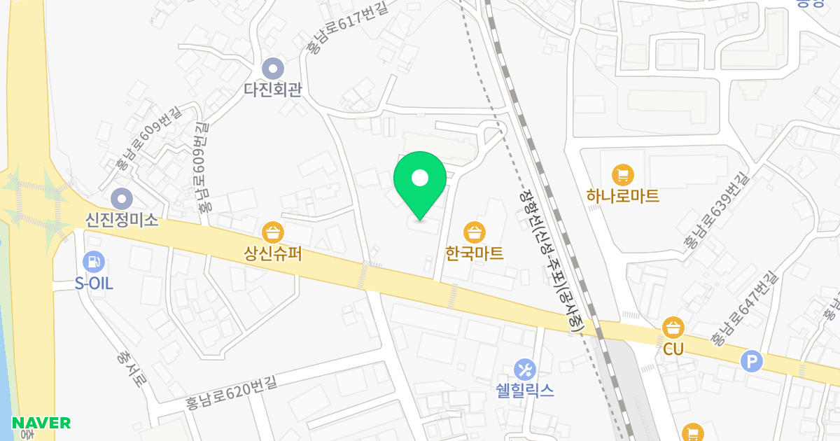 진영리더스빌 위치 지도 - 충청남도 홍성군 광천읍 홍남로 623-11