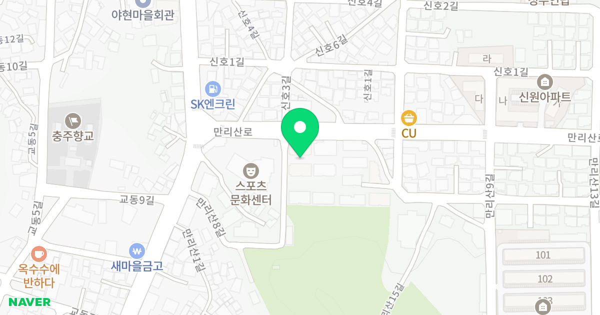 삼익마에스트로 위치 지도 - 충청북도 충주시