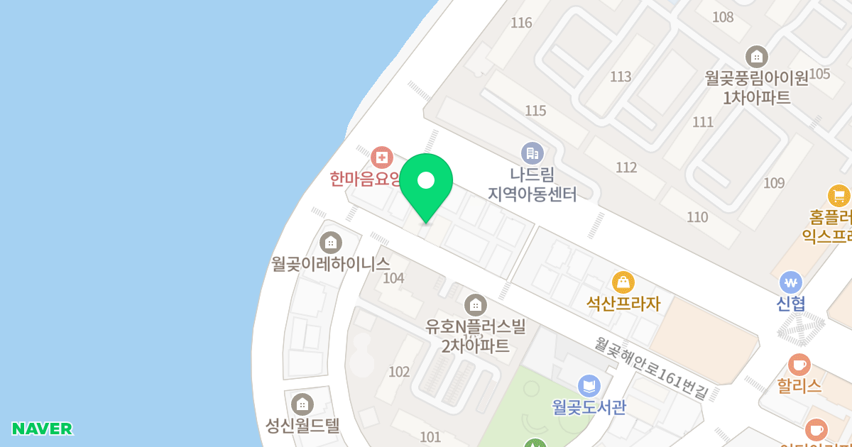 누리마루101동 위치 지도 - 경기도 시흥시 월곶해안로161번길 24