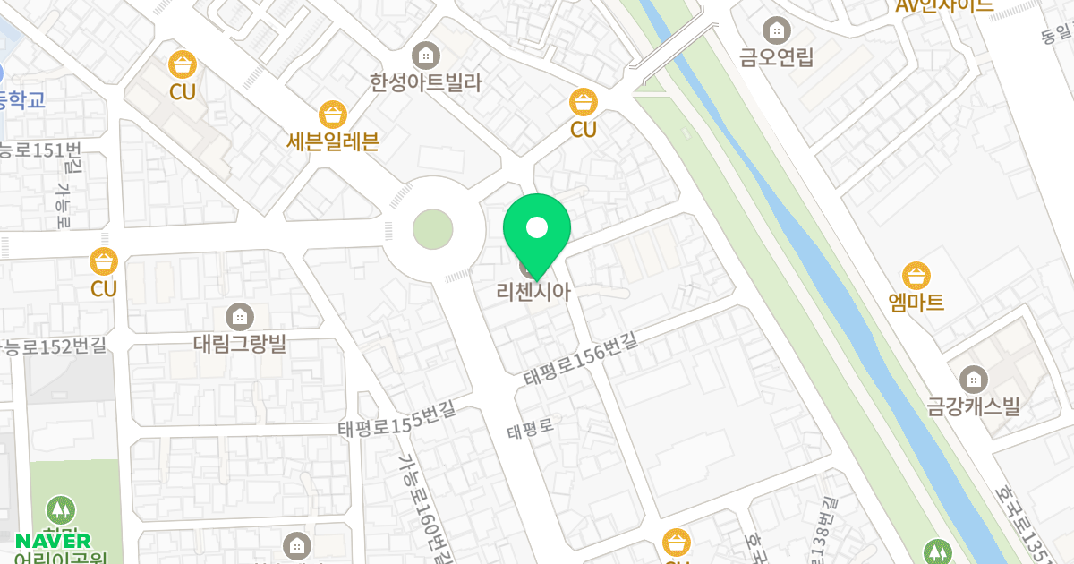리첸시아 위치 지도 - 경기도 의정부시 호국로1331번길 65