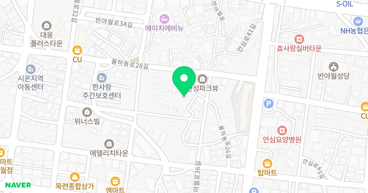 해성미가플러스 위치 지도 - 대구광역시 동구 율하동로26길 45-21