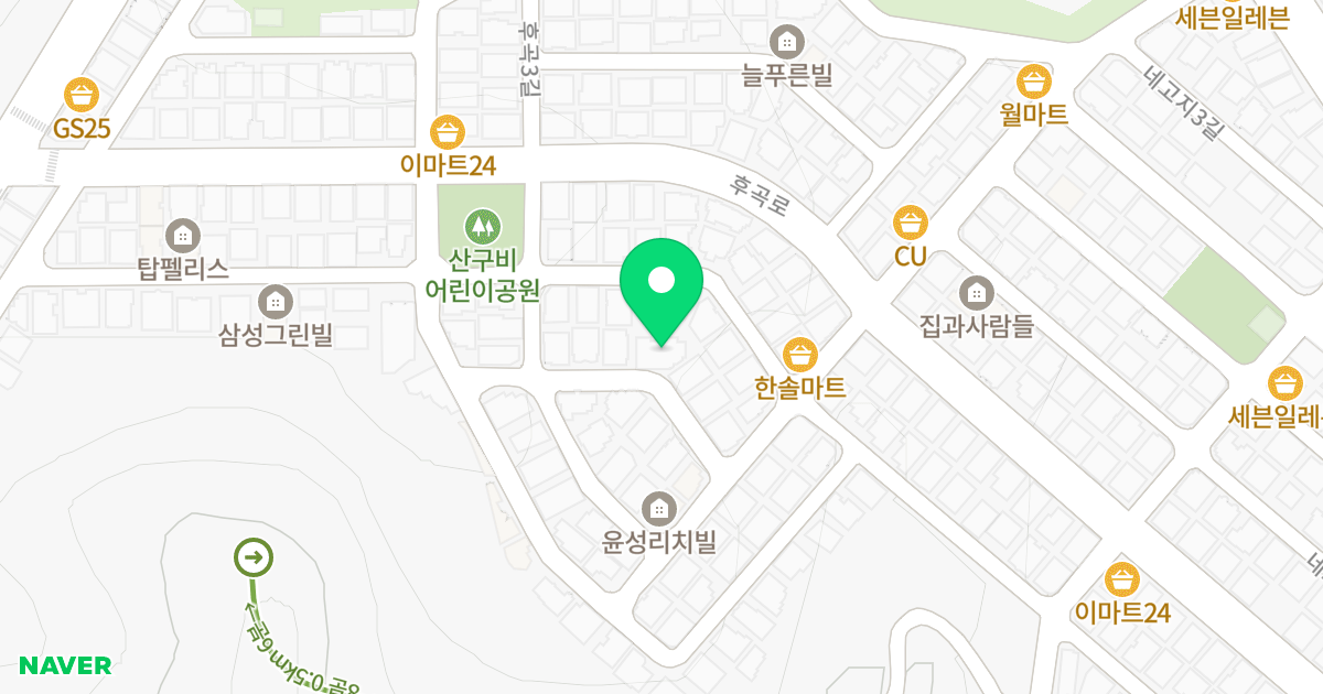 퀸즈팰리스 위치 지도 - 경기도 안산시 상록구 후곡3길 10-9