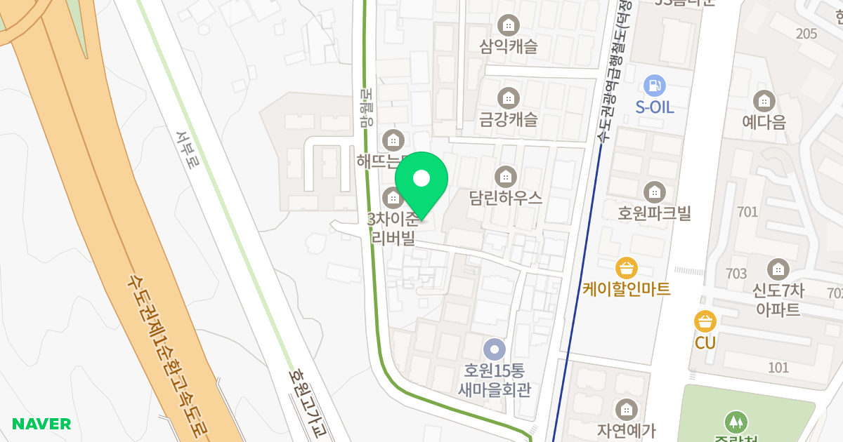 이정솔레빌 위치 지도 - 경기도 의정부시 망월로 77