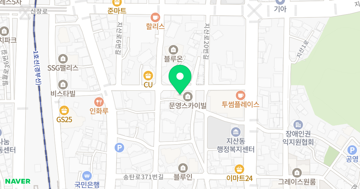 지산동 주상복합 1동 위치 지도 - 경기도 평택시 지산로6번길 46