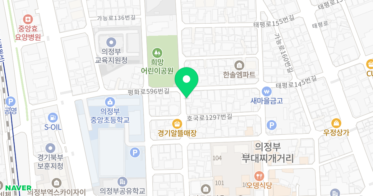 라임빌 위치 지도 - 경기도 의정부시 호국로1297번길 32