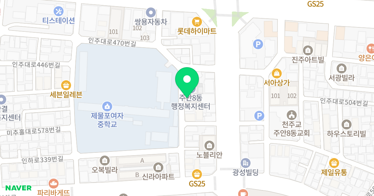 (1530-1) 위치 지도 - 인천광역시 미추홀구 인하로367번길 26