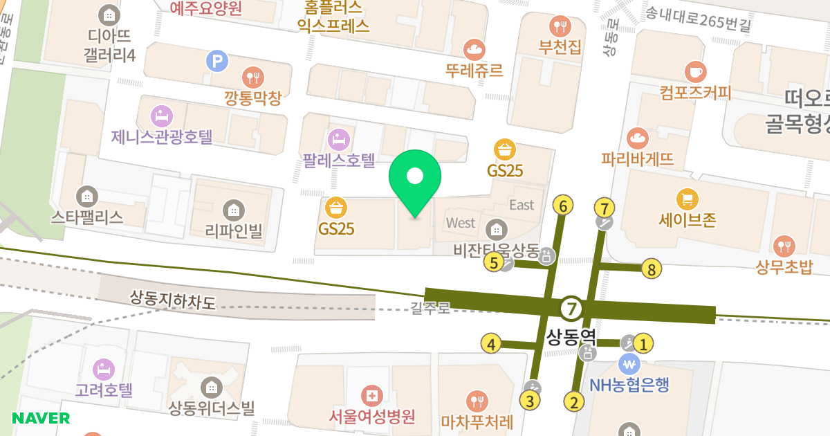 에이플러스 위치 지도 - 경기도 부천시 원미구  87