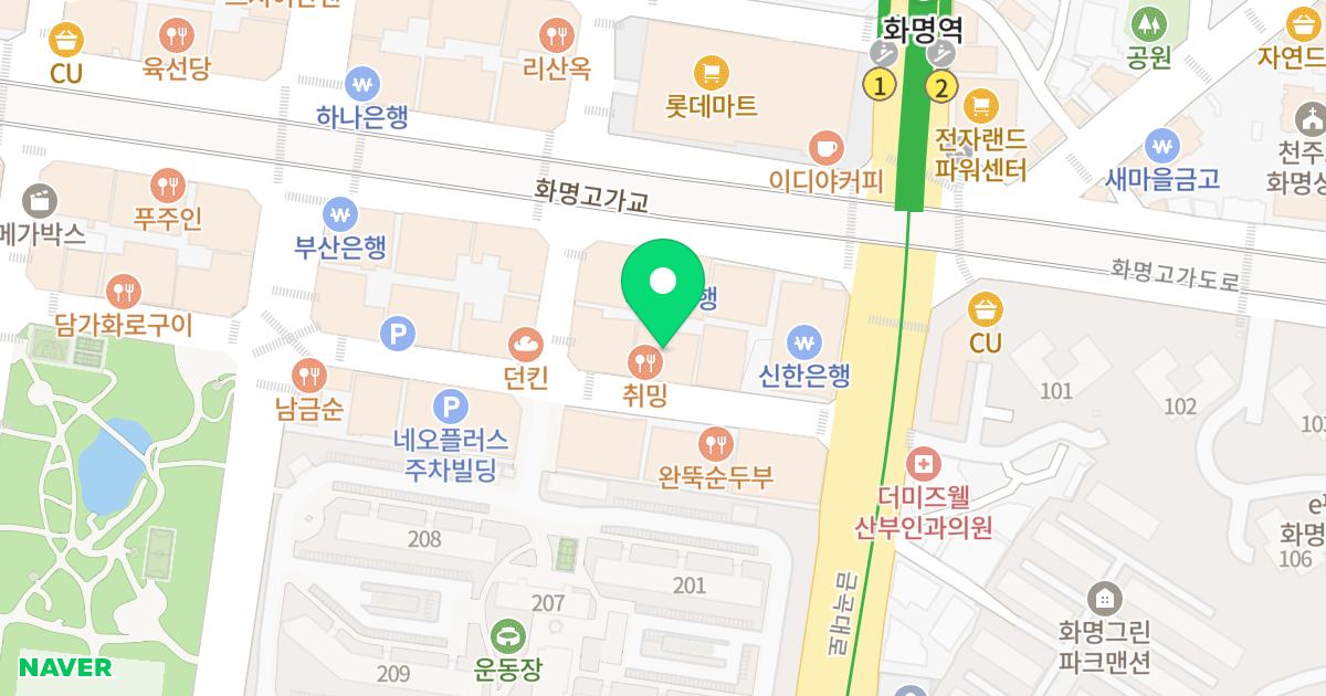 메인플라자 위치 지도 - 부산광역시 북구 금곡대로285번길 16