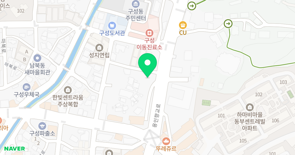 (340-2) 위치 지도 - 경기도 용인시 기흥구 구성로 83-15
