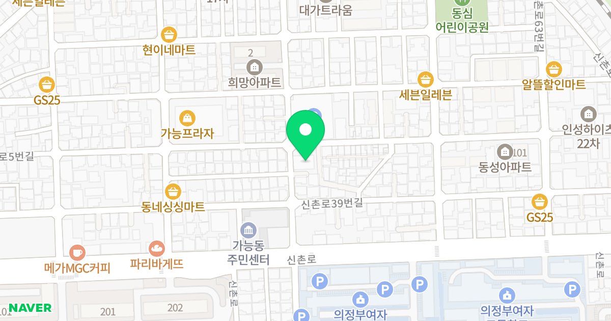 해들녘애 위치 지도 - 경기도 의정부시