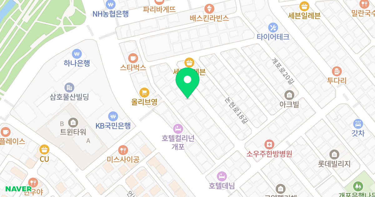 디오빌 위치 지도 - 서울특별시 강남구 논현로18길 10-10