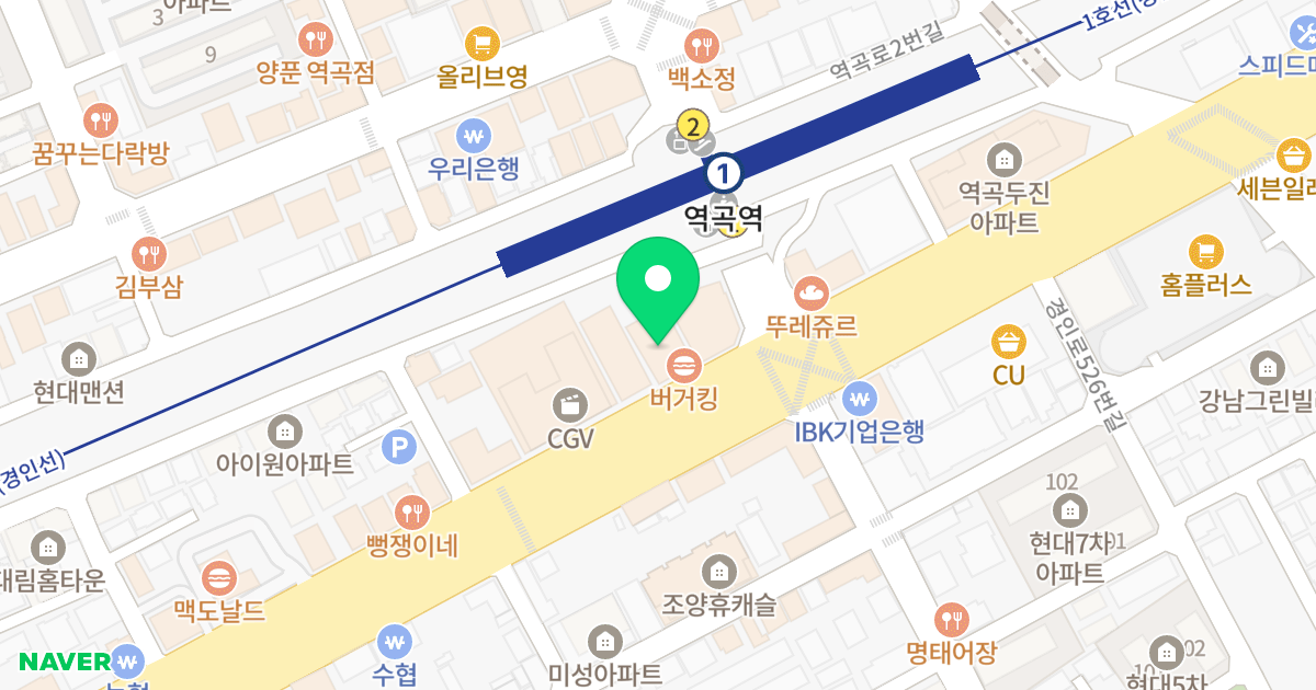 우남타워 위치 지도 - 경기도 부천시 소사구  509