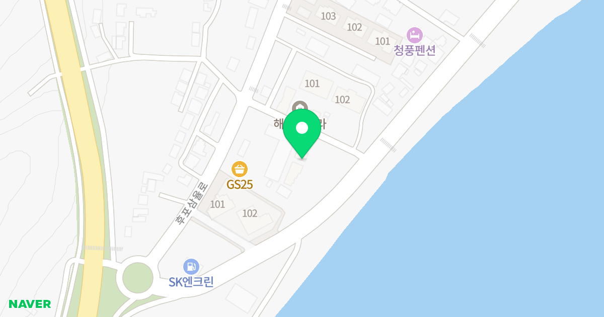 예다움4차 위치 지도 - 경상북도 울진군 후포면 정실1길 67