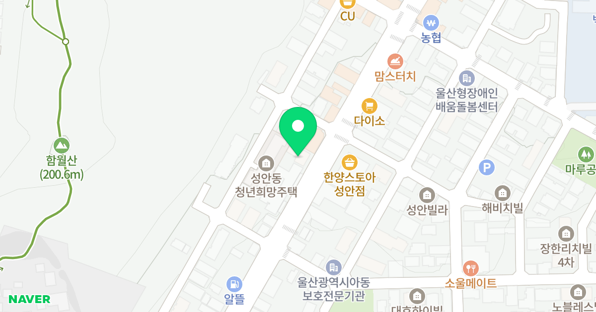 성안에델하임 1차 위치 지도 - 울산광역시 중구 성안로 173
