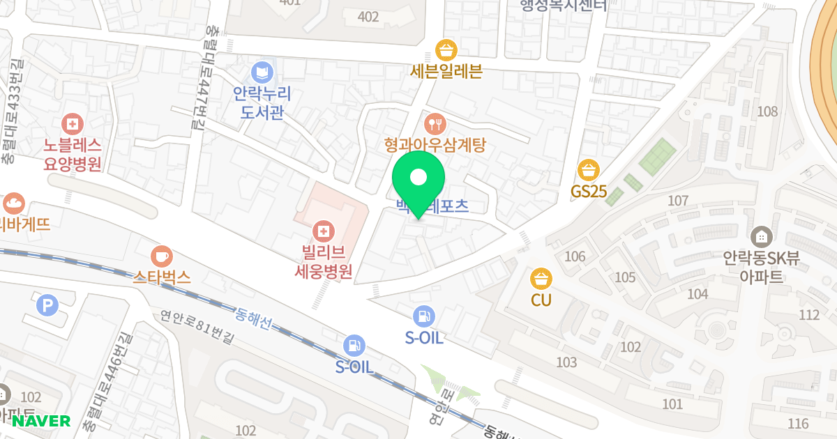 펠리스파크 위치 지도 - 부산광역시 동래구