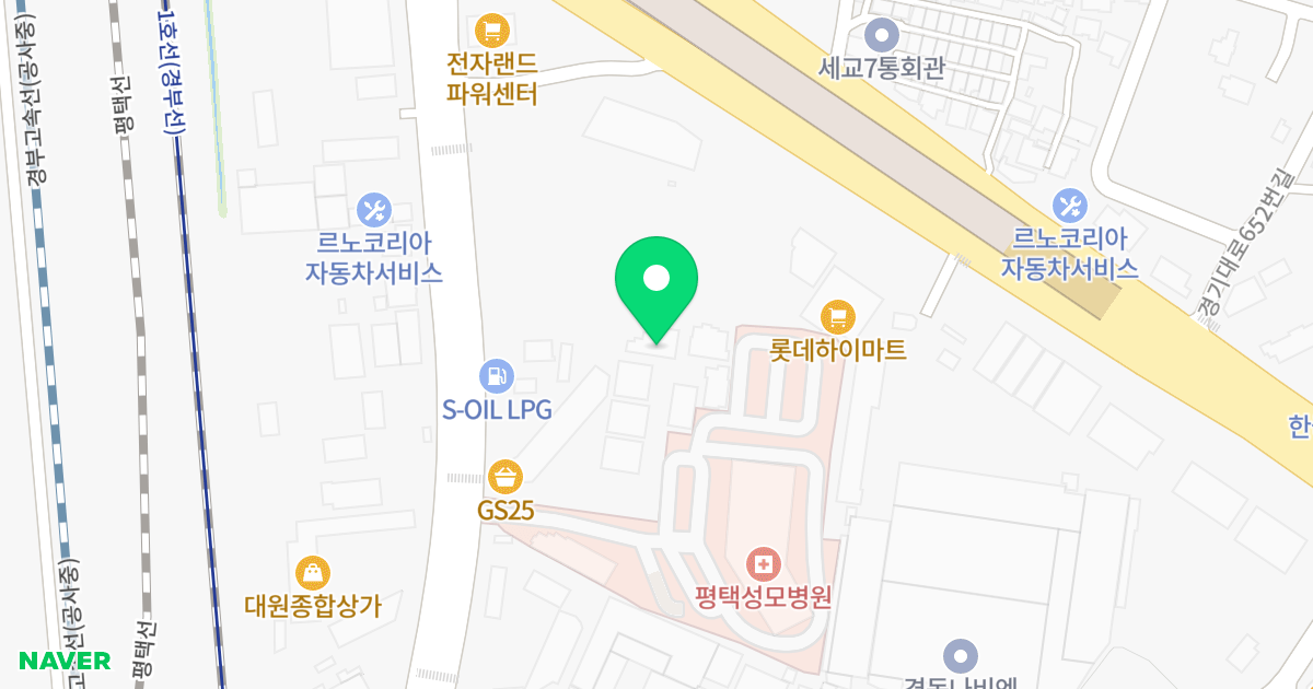 (439-18) 위치 지도 - 경기도 평택시 평택로 286-9