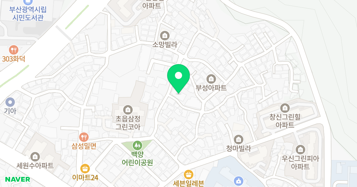 우성리치빌 위치 지도 - 부산광역시 부산진구 성지로122번길 50-1