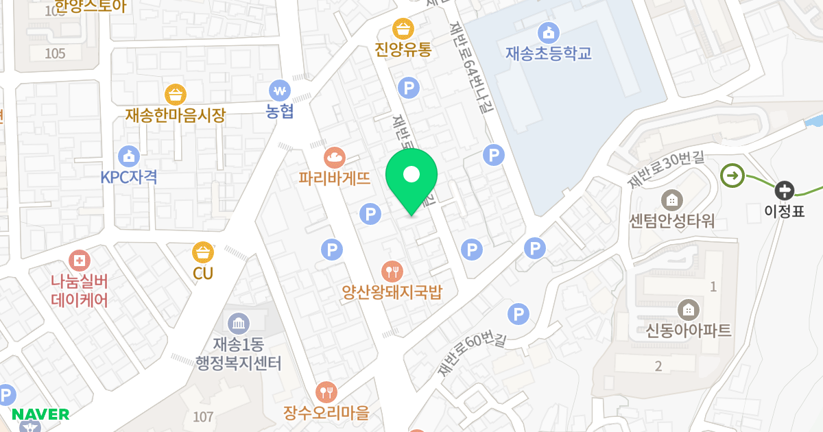 센텀동원비스트 위치 지도 - 부산광역시 해운대구 재반로64번가길 13
