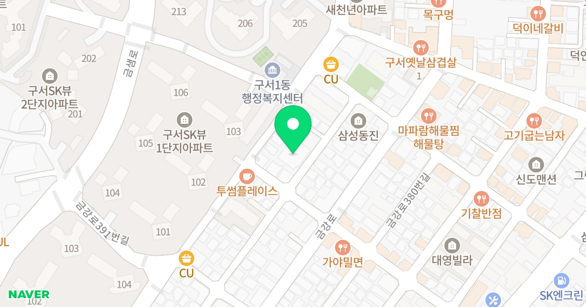 아크로빌 위치 지도 - 부산광역시 금정구 수림로66번길 107