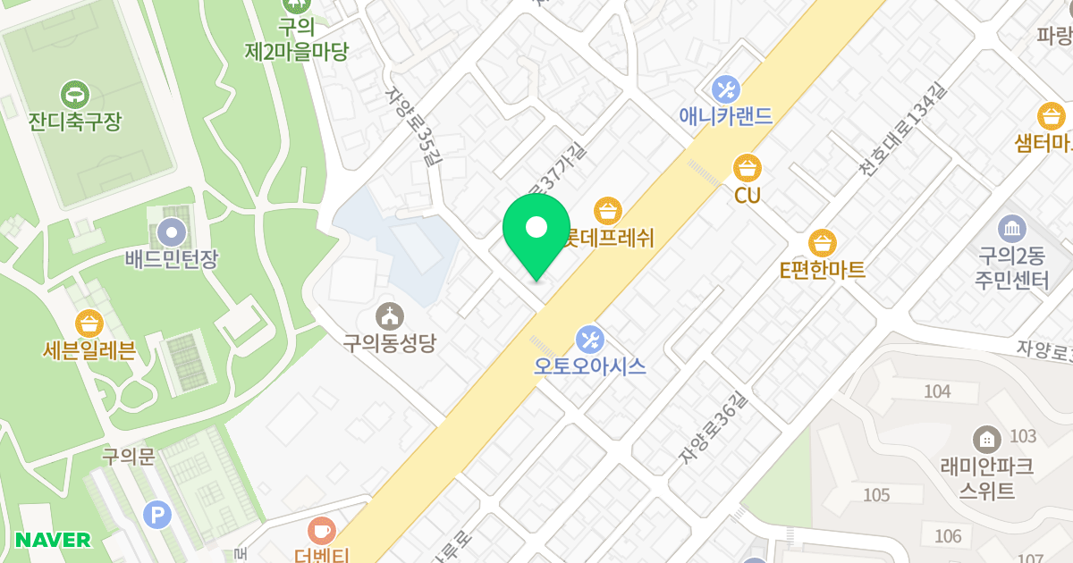 (80-20) 위치 지도 - 서울특별시 광진구 자양로35길 4
