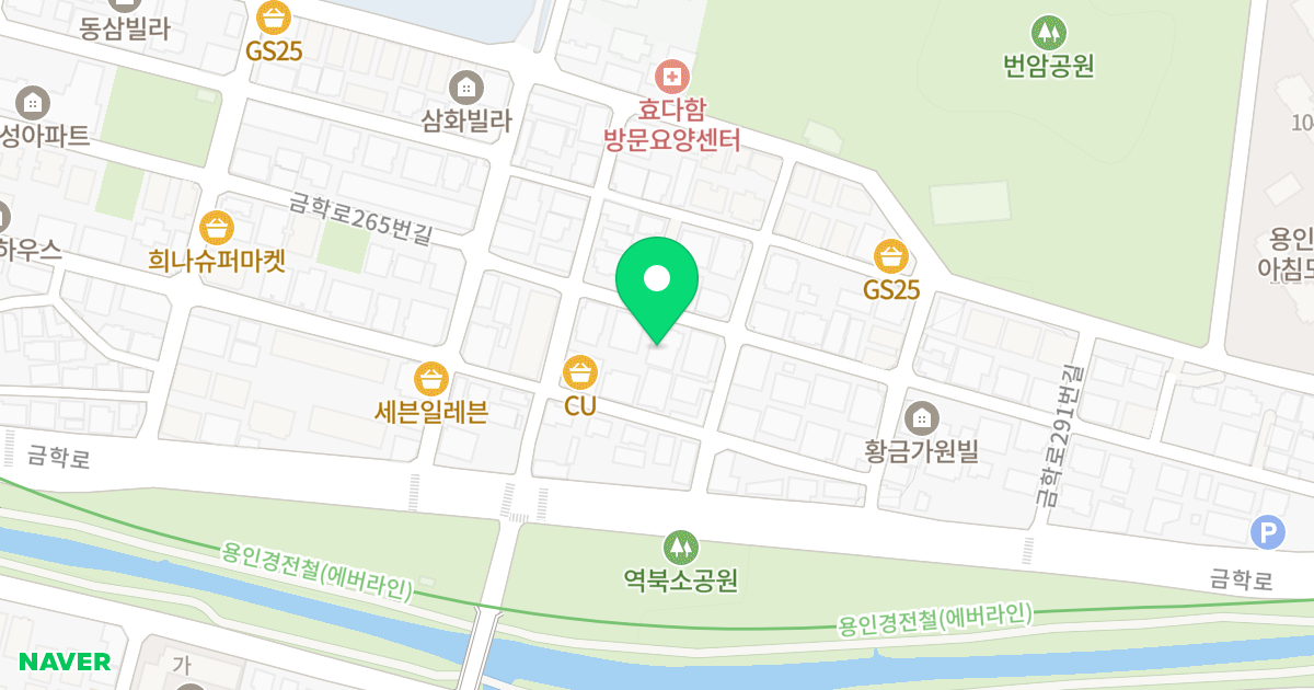 (434-19) 위치 지도 - 경기도 용인시 처인구 금학로269번길 10-6
