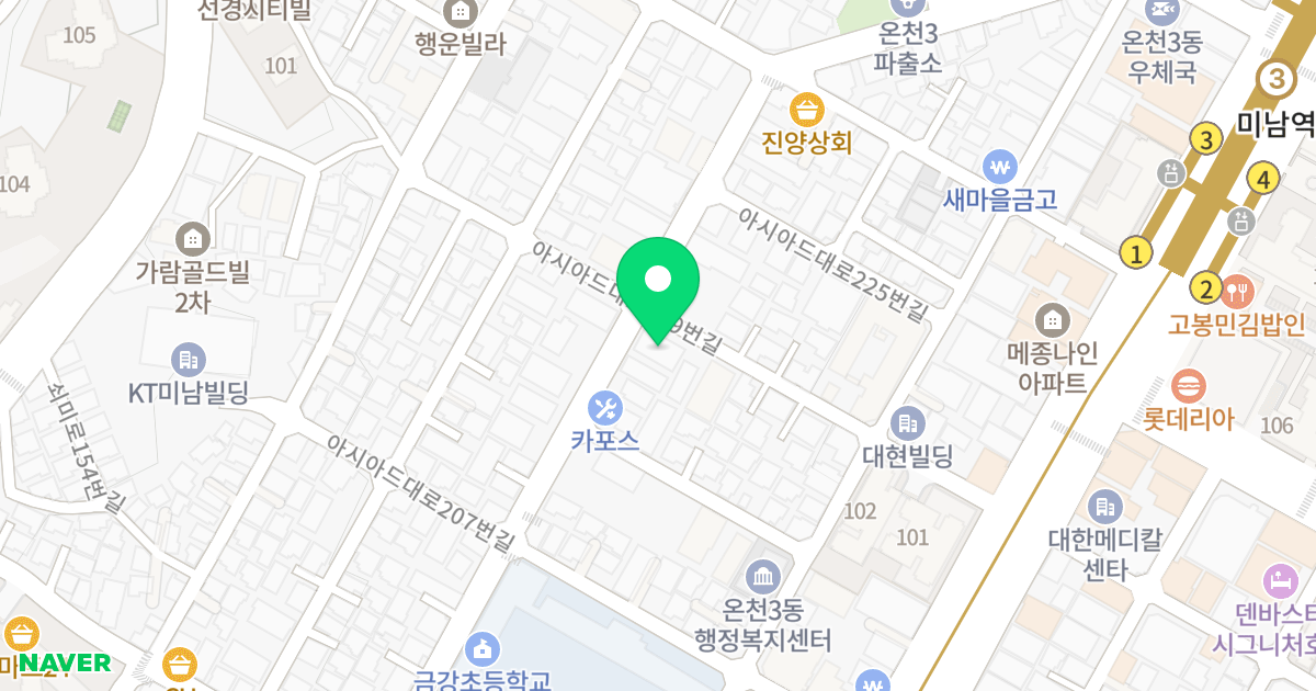 럭스빌 위치 지도 - 부산광역시 동래구 아시아드대로219번길 35