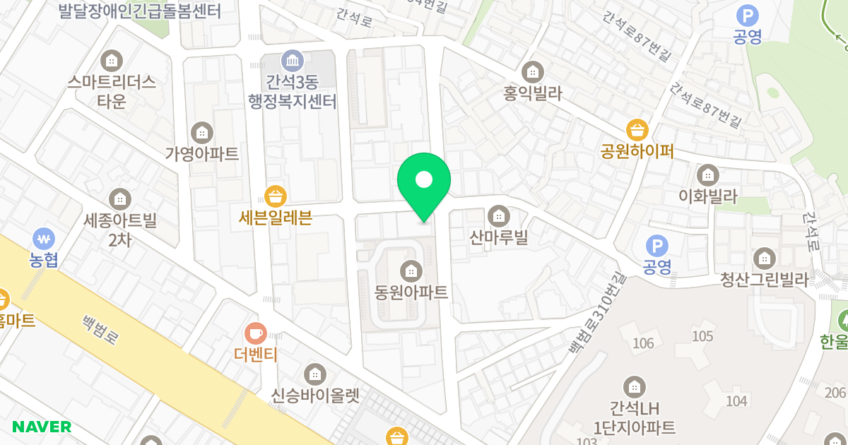 미래타워 위치 지도 - 인천광역시 남동구 용천로176번길 20