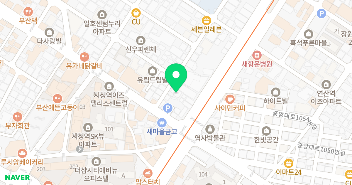 포세이돈투 위치 지도 - 부산광역시 연제구