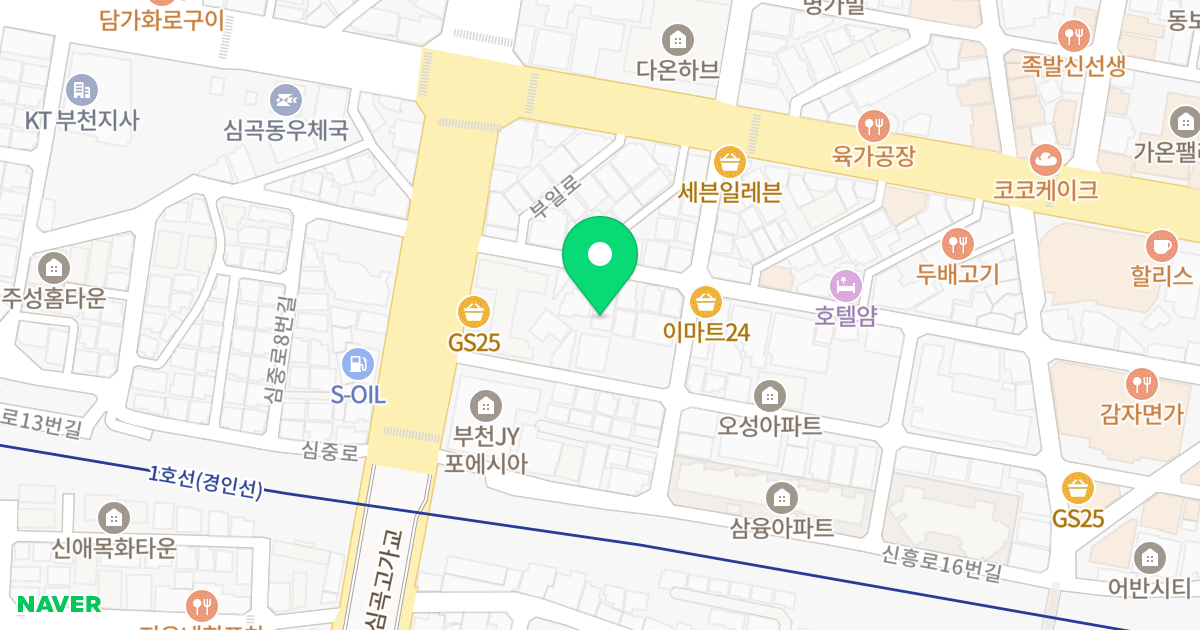 현대비잔티움 위치 지도 - 경기도 부천시 원미구  16