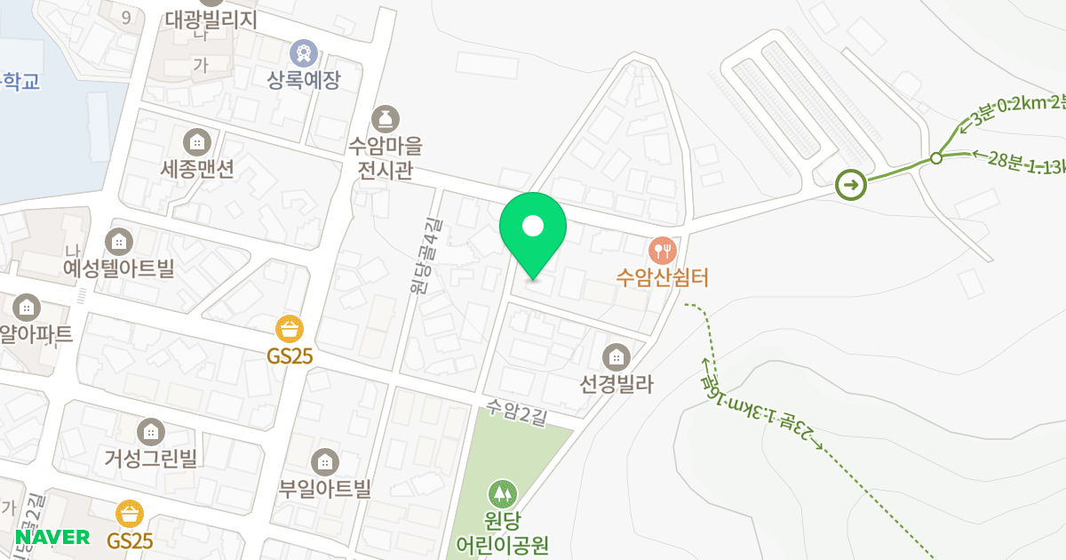 (483-9) 위치 지도 - 경기도 안산시 상록구 원당골5길 16-1