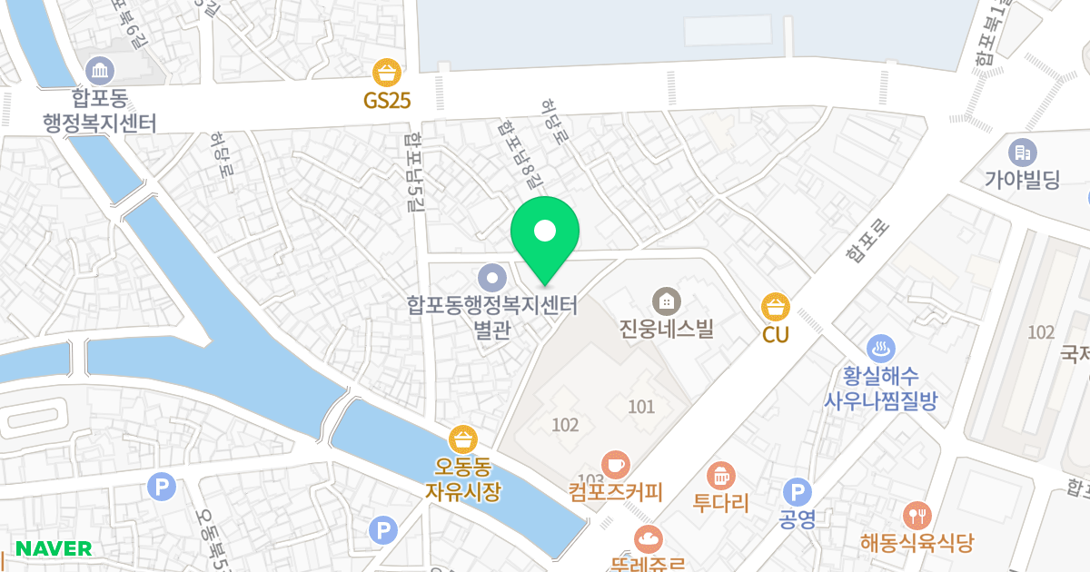 덕산세영오피스텔 위치 지도 - 경상남도 창원시 마산합포구