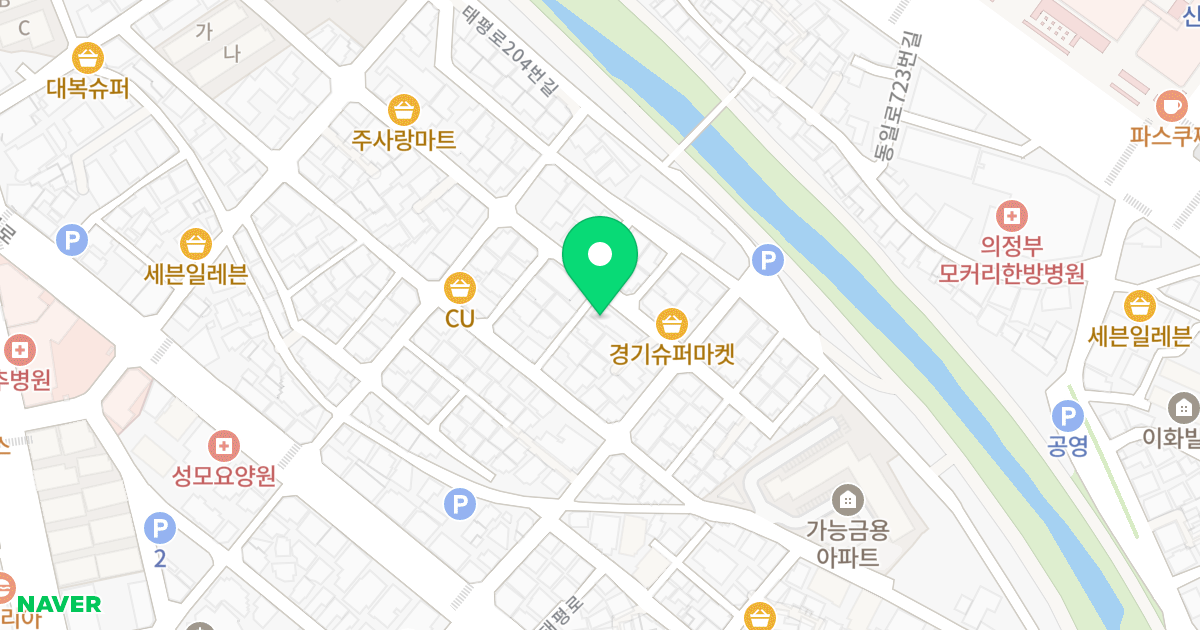 주건축물제1동 위치 지도 - 경기도 의정부시 태평로194번길 29-7