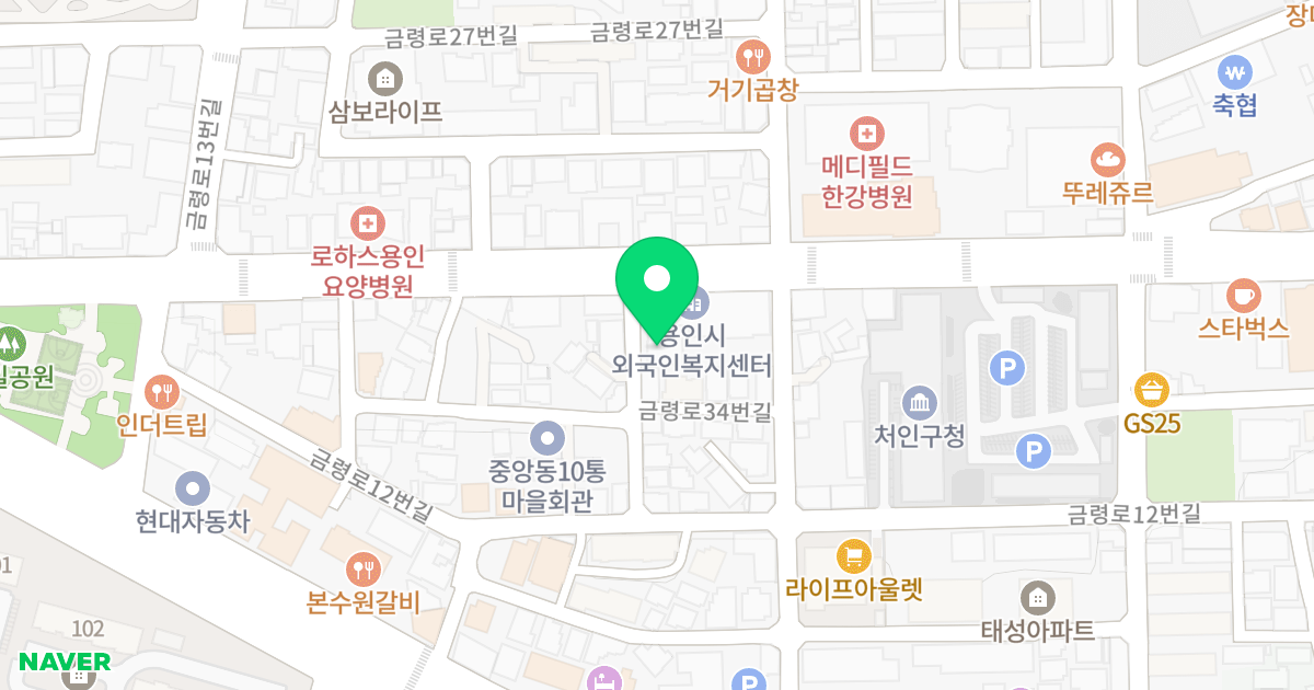 TWIN TOWER 위치 지도 - 경기도 용인시 처인구