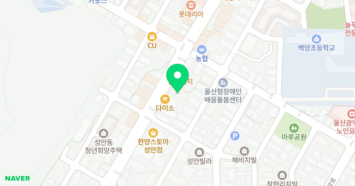 아이리스2차 위치 지도 - 울산광역시 중구 성안로 182