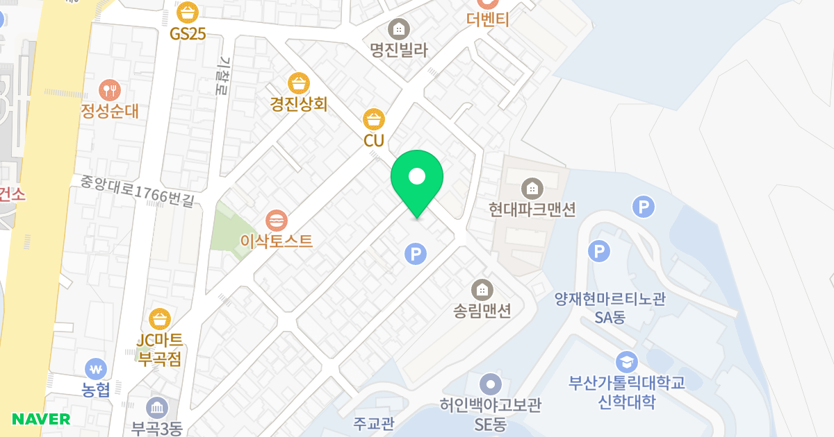 팰리스빌 위치 지도 - 부산광역시 금정구 기찰로108번길 46