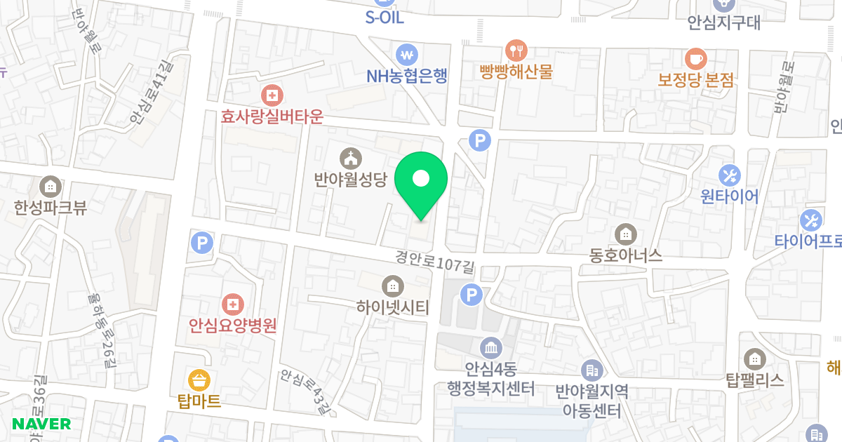 장원하이파크 위치 지도 - 대구광역시 동구 안심로49길 111