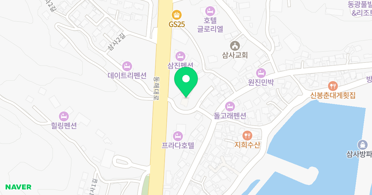 (506-1) 위치 지도 - 경상북도 영덕군 강구면 강구해안길 25-2