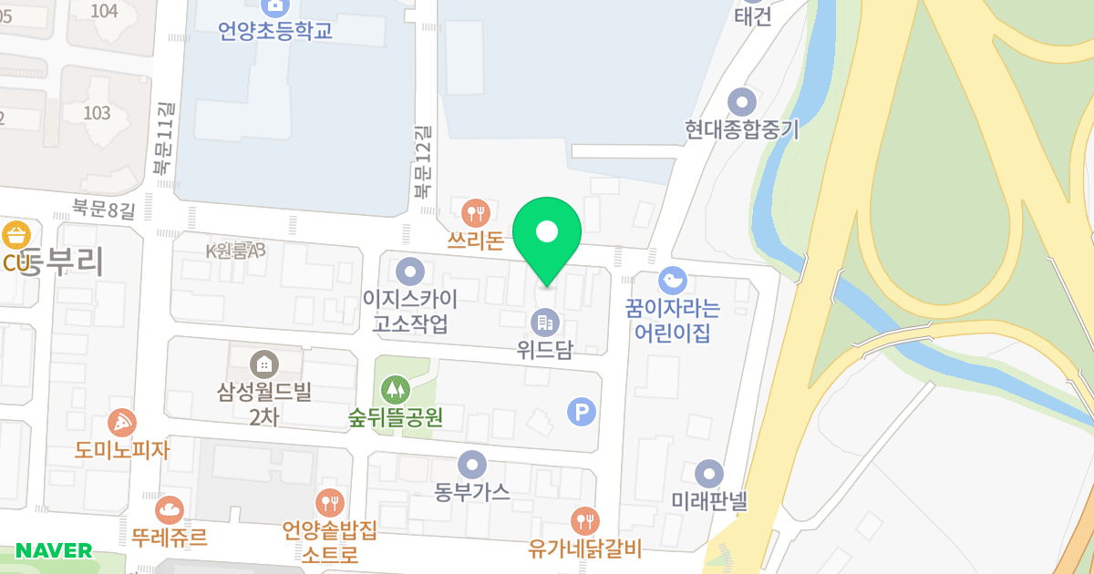 주건축물제1동(379-5) 위치 지도 - 울산광역시 울주군 언양읍 북문8길 64