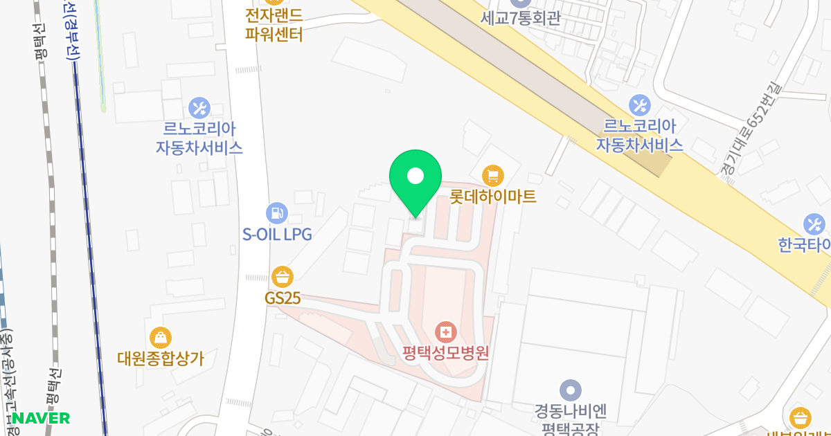 (439-26) 위치 지도 - 경기도 평택시 평택로 286-12