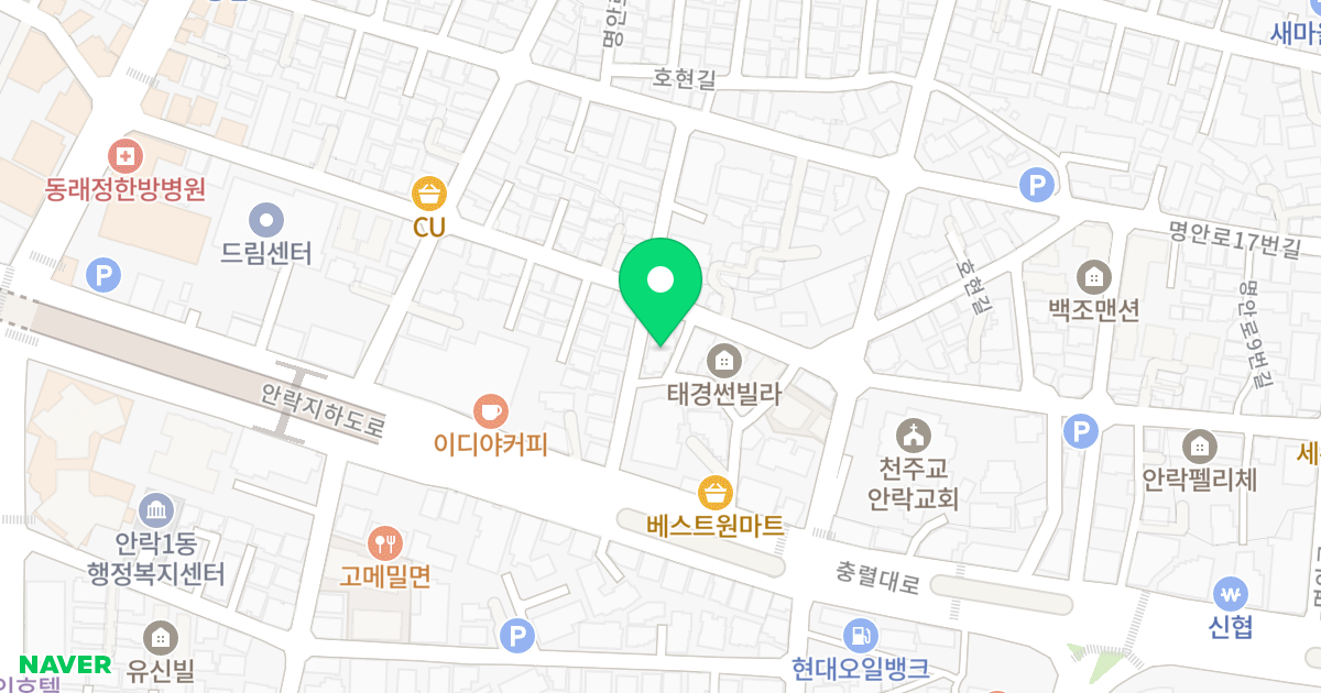 프로방스빌 위치 지도 - 부산광역시 동래구