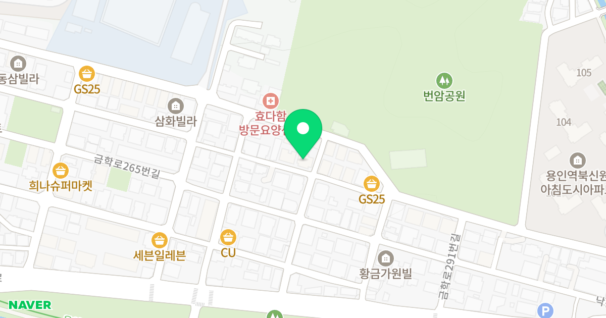 이지스빌A동 위치 지도 - 경기도 용인시 처인구 금학로277번길 13