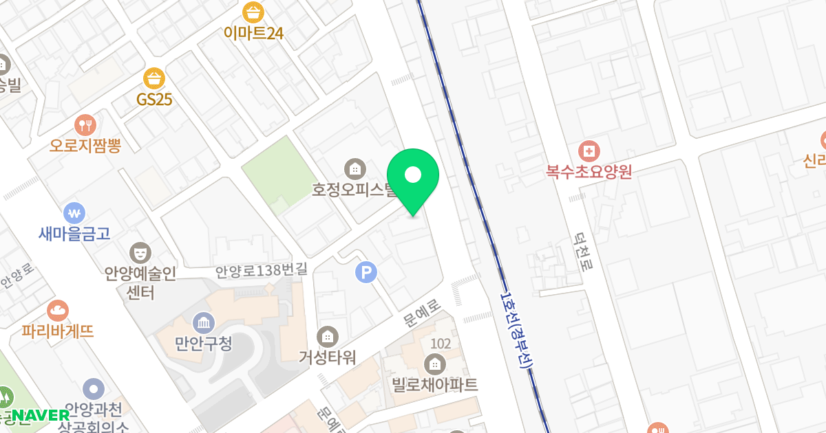 벨라루체Ⅳ 위치 지도 - 경기도 안양시 만안구