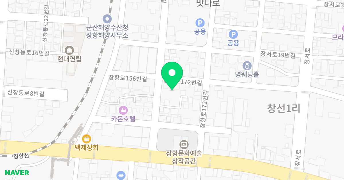 상범리츠힐 위치 지도 - 충청남도 서천군 장항읍 장산로317번길 24