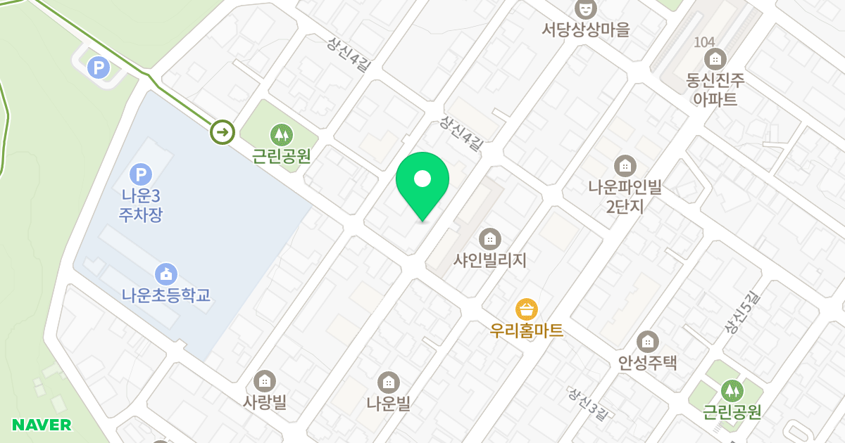 (758-4) 위치 지도 - 전북특별자치도 군산시 상신2길 10-1