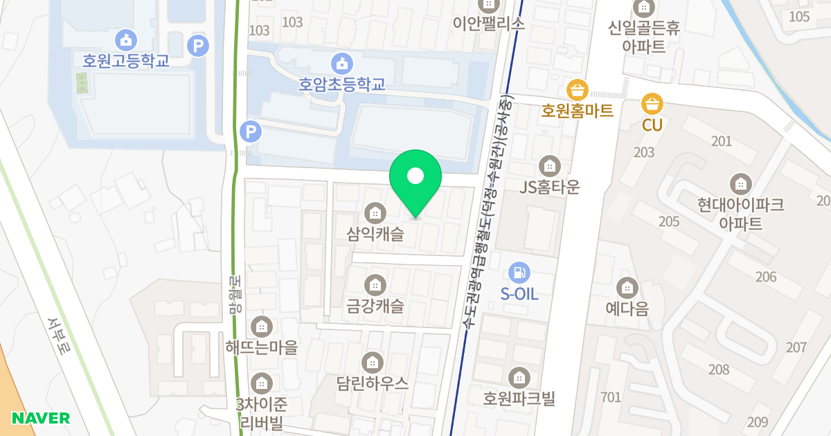 A동 위치 지도 - 경기도 의정부시 망월로59번길 24