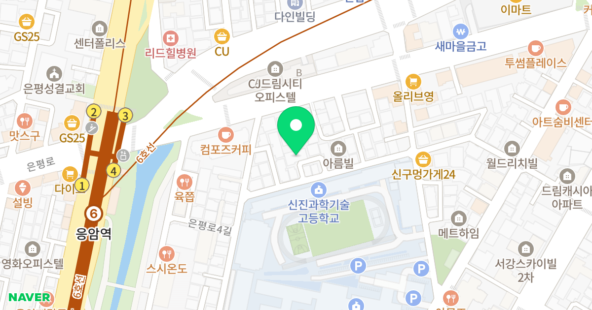 엘렌시아 응암역 위치 지도 - 서울특별시 은평구 은평로4길 7-15