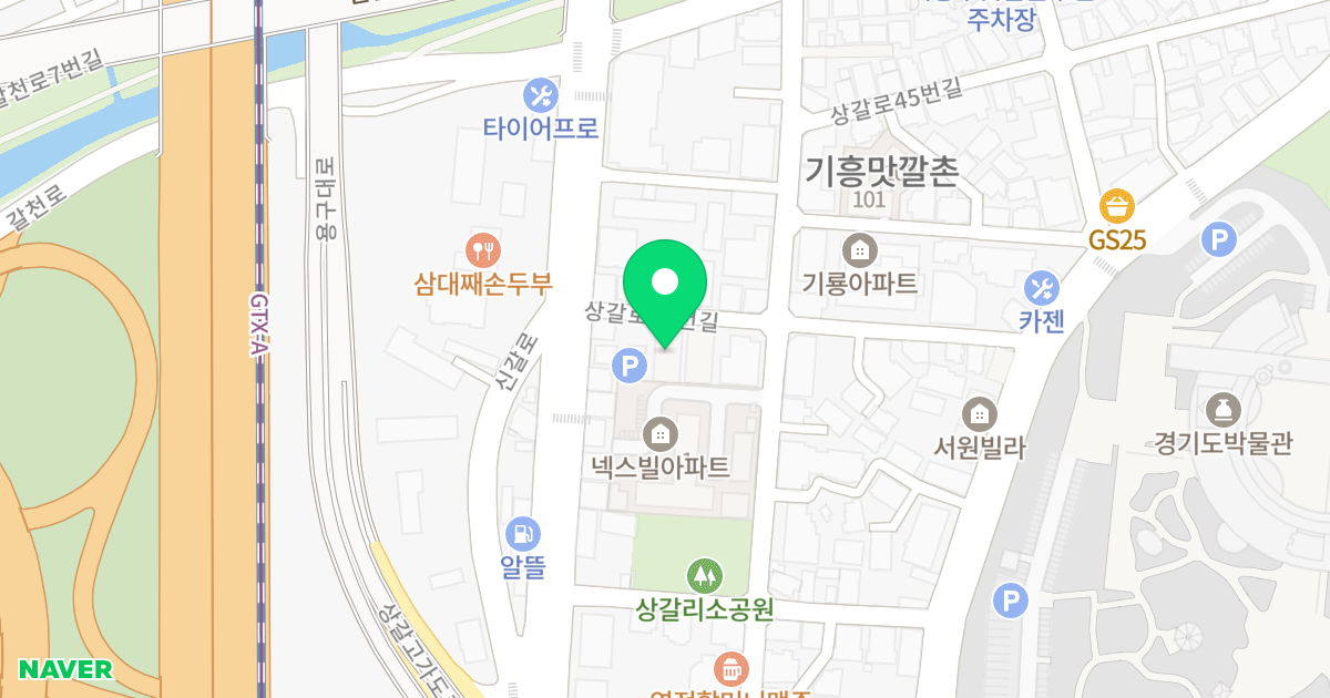 강남팰리스B 위치 지도 - 경기도 용인시 기흥구