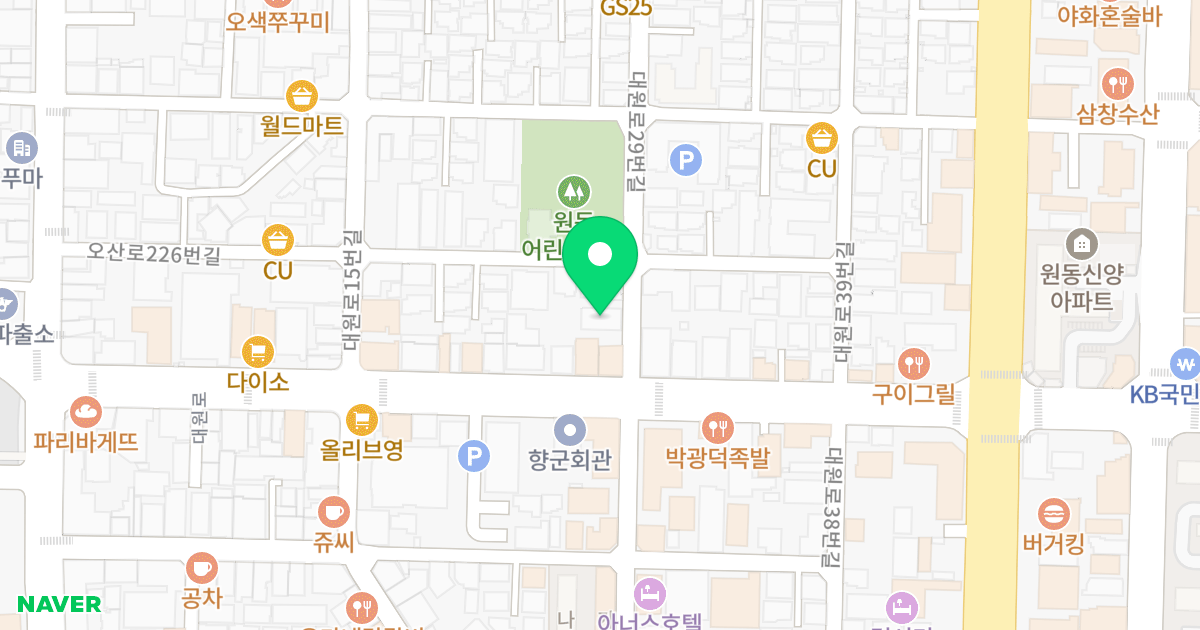 (761-26) 위치 지도 - 경기도 오산시 대원로29번길 3