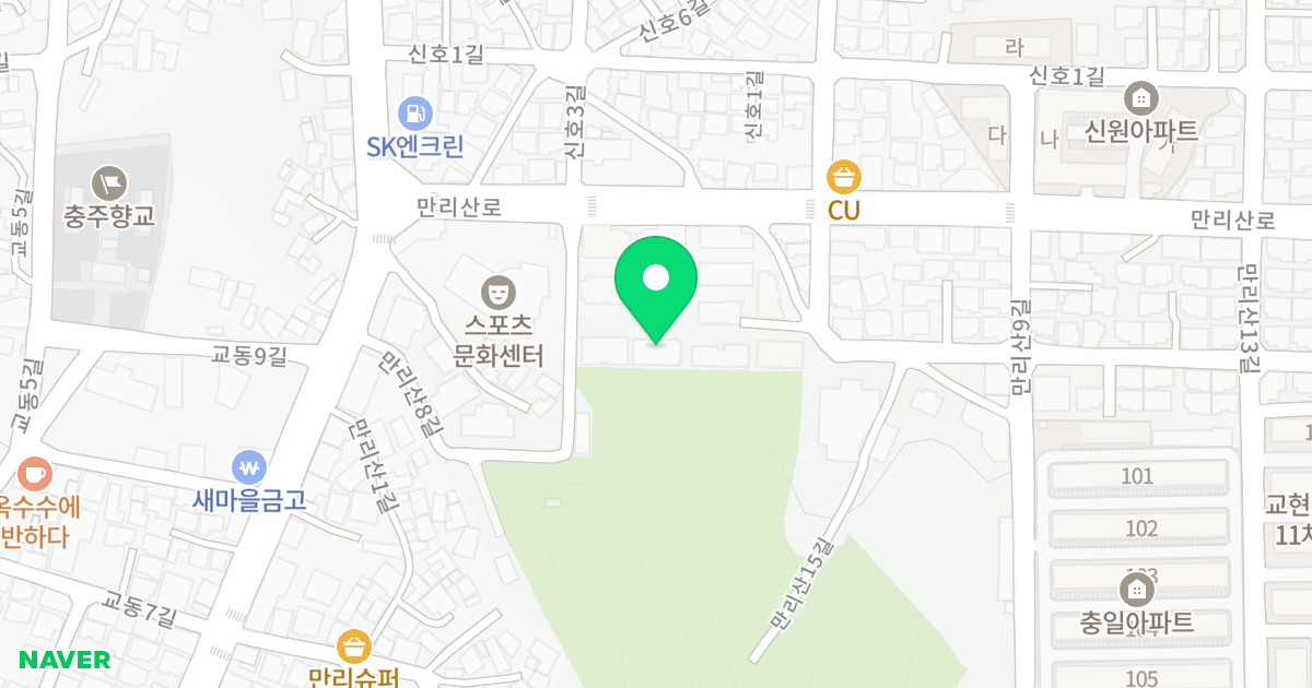 삼익마에스트로 위치 지도 - 충청북도 충주시