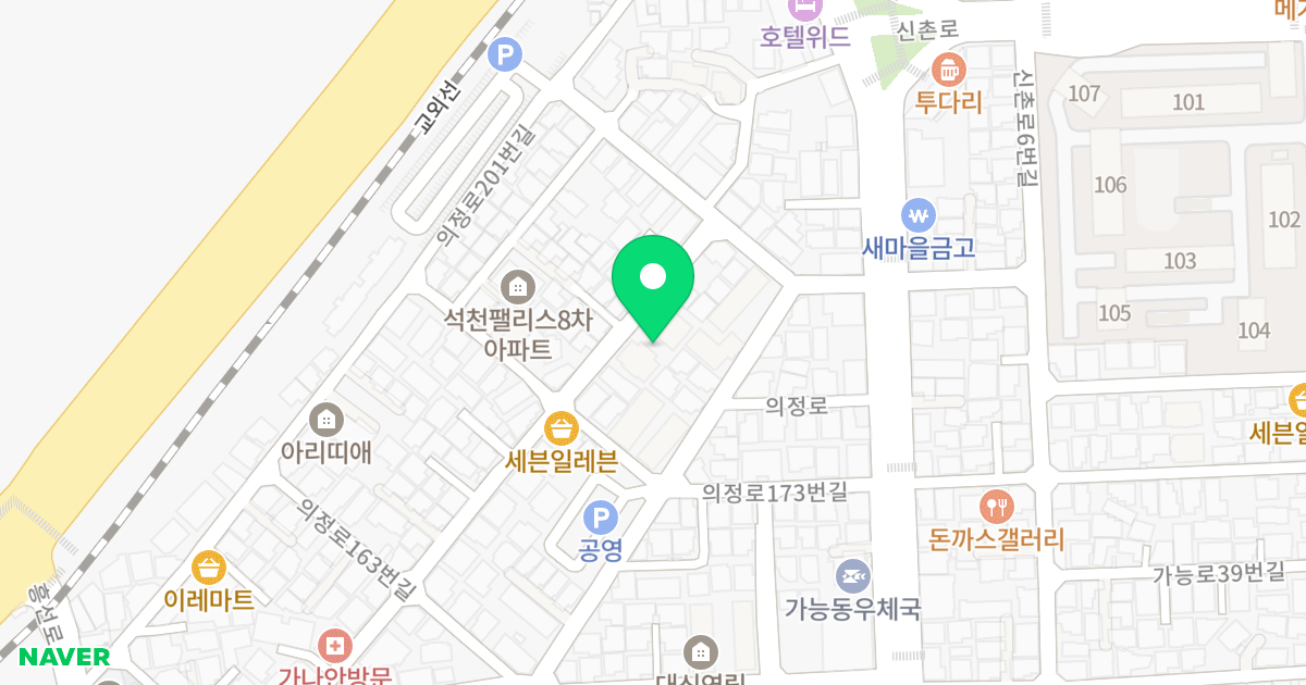 델프라임 위치 지도 - 경기도 의정부시 흥선로15번길 66